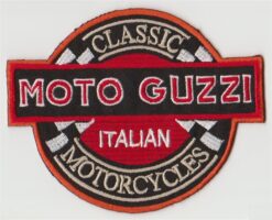 Moto Guzzi Classic Italian Motorcycles stoffen Opstrijk patch