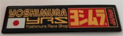 Yoshimura Race Shop YRS Japan aluminium Uitlaatplaatje