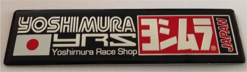 Yoshimura Race Shop YRS Japan aluminium Uitlaatplaatje
