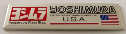 Yoshimura Resaerch and Development USA aluminium Uitlaatplaatje