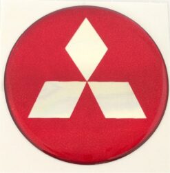 Mitsubishi naafdop sticker