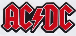 AC DC-Aufkleber