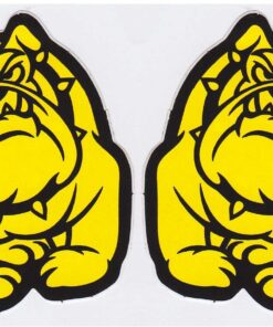 Bulldog sticker set