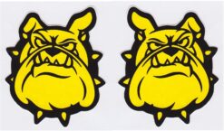 Bulldog sticker set