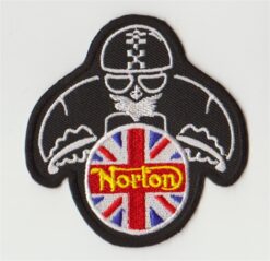 Norton Cafe Racer stoffen opstrijk patch