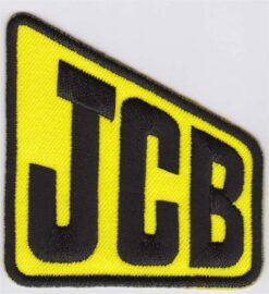 JCB tractor stoffen opstrijk patch