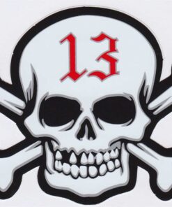 Sticker tête de mort 13