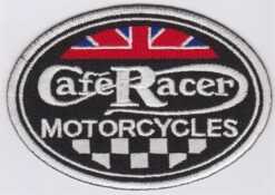 Cafe Racer Motorcycles stoffen opstrijk patch