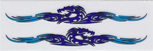 Tribal Race Strepen sticker set