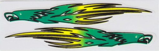 Tribal Race Strepen sticker set