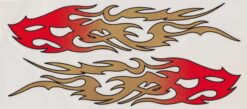 Tribal Race Strepen sticker set