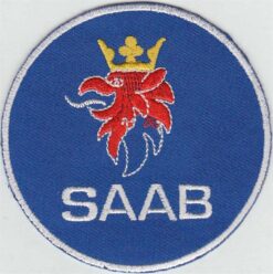 Saab Applikation zum Aufbügeln
