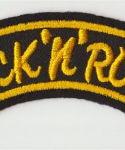 Rock'N'Roll stoffen Opstrijk patch