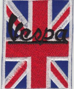 Vespa Union Jack stoffen opstrijk patch