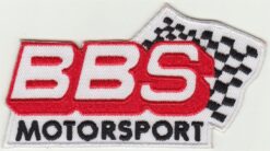 BBS Motorsport stoffen opstrijk patch