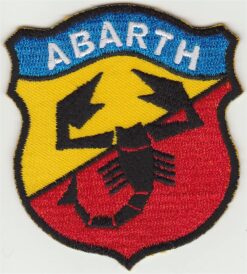 Fiat Abarth stoffen opstrijk patch