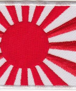 Drapeau kamikaze japonais applique fer sur patch