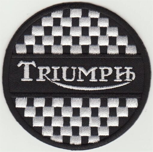 Triumph stoffen opstrijk patch