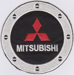 Mitsubishi stoffen opstrijk patch