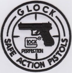 Écusson thermocollant en tissu Glock Safe Action Pistols