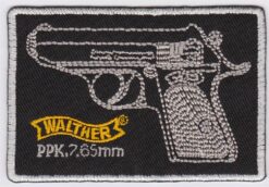 Walther PKK 7,65 mm Stoff-Aufnäher zum Aufbügeln