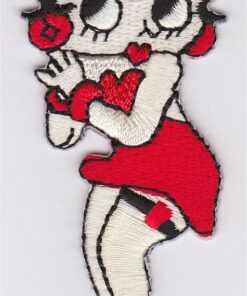 Betty Boop stoffen opstrijk patch