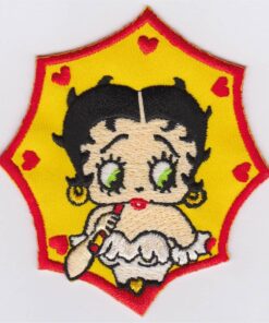 Betty Boop Applikation zum Aufbügeln