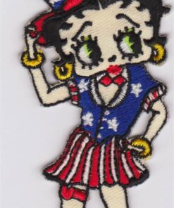 Betty Boop stoffen opstrijk patch