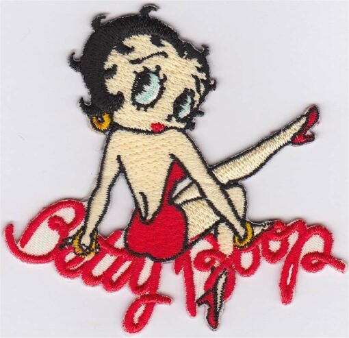 Betty Boop stoffen opstrijk patch