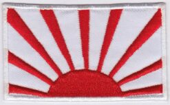 Aufnäher mit japanischer Kamikaze-Flagge zum Aufbügeln