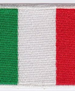 Patch thermocollant drapeau italien appliqué