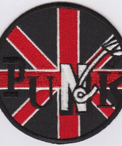 Punk stoffen opstrijk patch