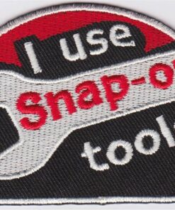 Snap-On stoffen opstrijk patch