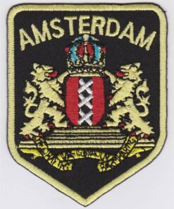 Amsterdam stoffen opstrijk patch