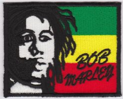 Bob Marley Applikation zum Aufbügeln