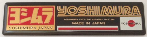 Yoshimura Cyclone Exhaust System aluminium Uitlaatplaatje