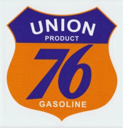 Union 76 Benzin-Aufkleber