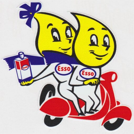 Esso Homme Femme Sticker