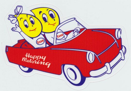 Esso Homme Femme Sticker