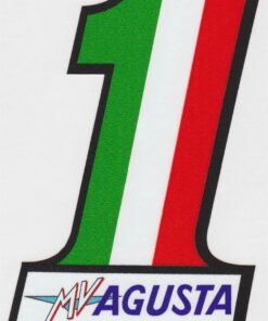 Autocollant MV Agusta n ° 1