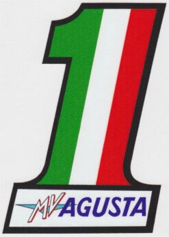 Autocollant MV Agusta n ° 1