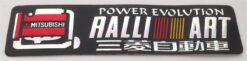 Mitsubishi Ralliart metallic sticker