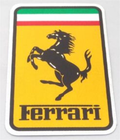 Sticker métallisé Ferrari