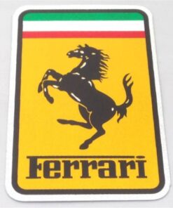 Ferrari metallic sticker