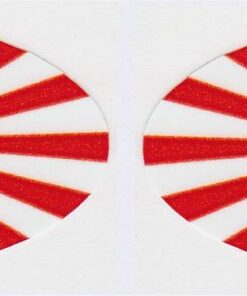 Japanse Kamikaze vlag sticker set