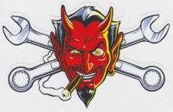Teufel-Satan-Aufkleber