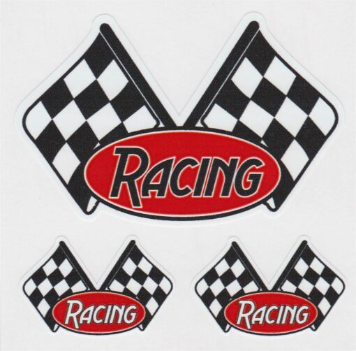 Racing-Aufkleberbogen