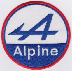 Renault Alpine stoffen opstrijk patch