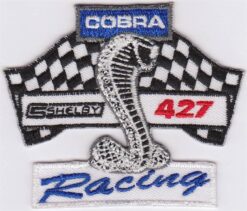 Shelby Cobra Racing stoffen opstrijk patch