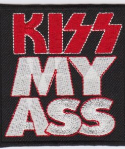 Kiss my Ass Applikation zum Aufbügeln